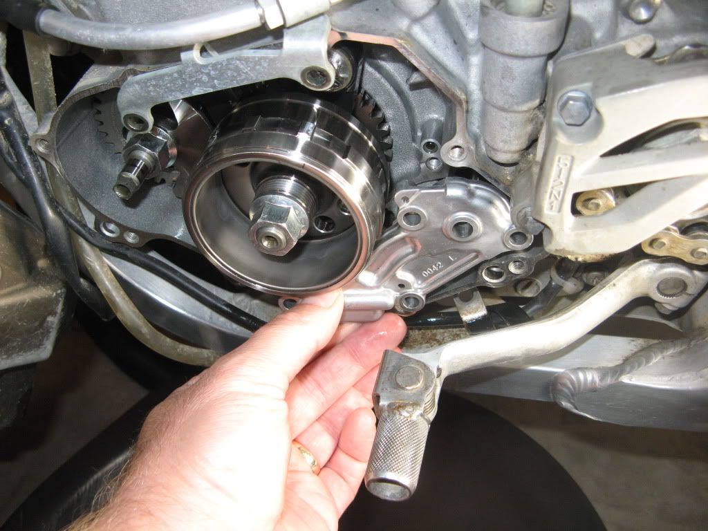 Oil Screen (Scavenge) Removal 0608 KX450F KX450F/X ThumperTalk